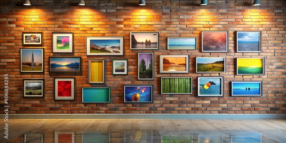 Poster a picture on a wall informative vibrant engaging generative ai