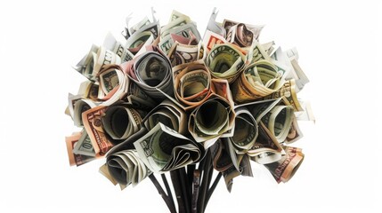Money Bouquet: A unique and symbolic way to express wealth and prosperity.