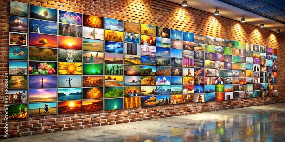 Poster a picture on a wall informative vibrant engaging generative ai
