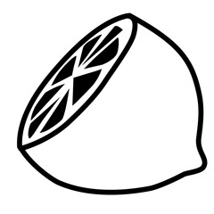 Doodle Lemon Vector Illustration