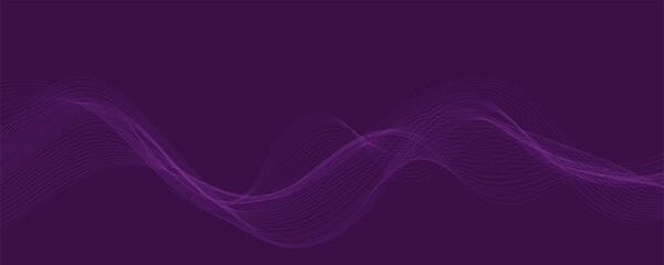 abstract background with waves