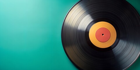 Schallplatte Vinyl Schellack Vinylscheibe Scheibe Platte AI-Created Content