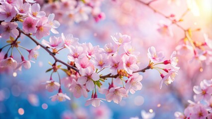 Obraz premium pink cherry blossom