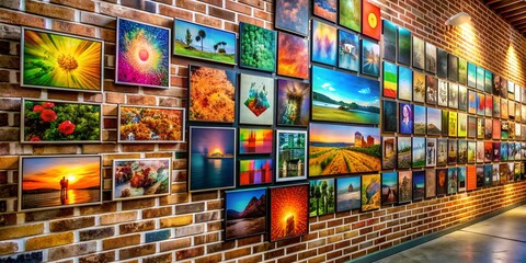 A picture on a wall informative Vibrant engaging AI-Created Content