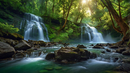 waterfall in the forest