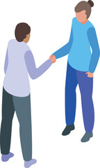 Two business people shaking hands after reaching an agreement during a meeting