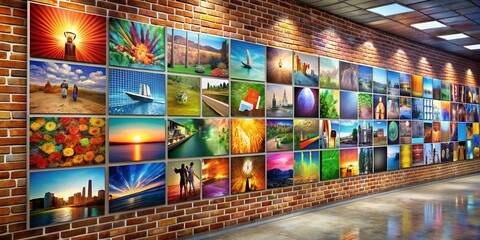 A picture on a wall informative Vibrant engaging AI-Created Content
