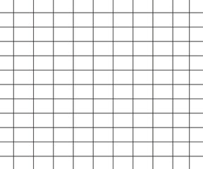 Squared notebook seamless pattern. School notebook for mathematic sisolated on white background eps10