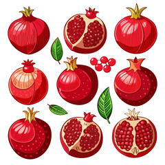 Festive Christmas Seamless Patterns: Red and Green Apples, Fruits, and Berries for Holiday Designs, Christmas seamless pattern, pattern with apples, set of red and green apples, set of fruits