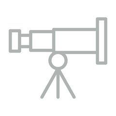 Astrophysics Vector Line Grey Icon Design