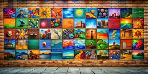 A picture on a wall informative Vibrant engaging Creative AI