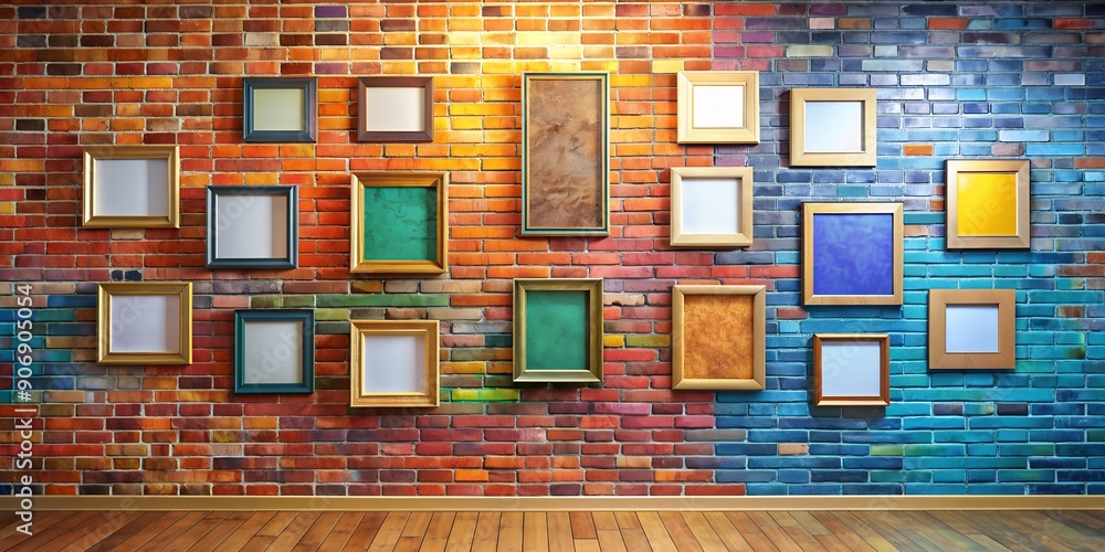 Poster a picture on a wall informative vibrant engaging generative by ai