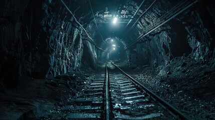 Naklejka premium old dark red tunnel