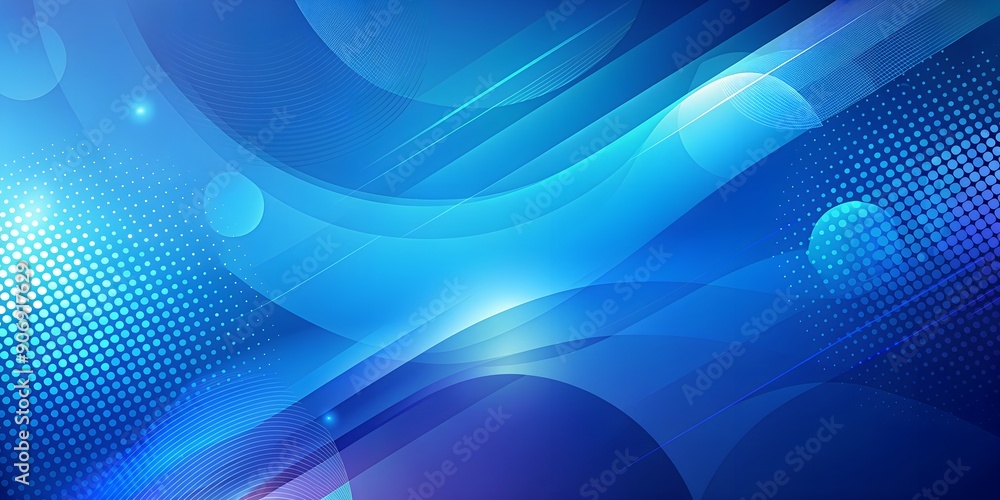 Poster abstract blue gradient background looks modern ai generative