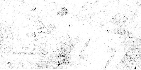 Grunge dirty texture background overlay. Background of black and white texture. Abstract monochrome pattern of spots. particles of charcoal, abstract grainy texture isolated on white background.