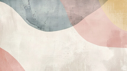 Minimalist Organic Texture with Muted Pastel Tones