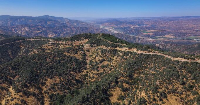 Los Padres and Reyes Peak Wilderness Aerial Video