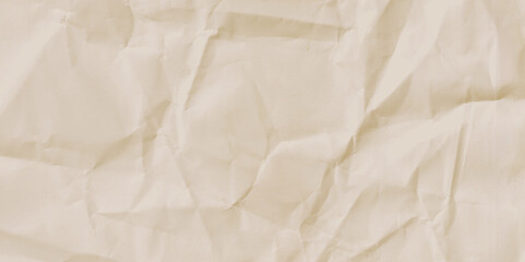 Paper pieces lined and checkered pages with crumpled effect and wrinkles vector. Cream color  illustration of crumpled paper.