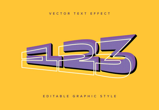 Layered Text Effect Mockup
