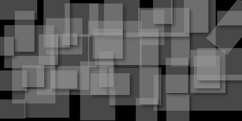 White and grey modern minimalistic pale geometric pattern background. Box shapes maze background graphic pattern. Geometric background with squares in bright light with soft shadows as pattern. 