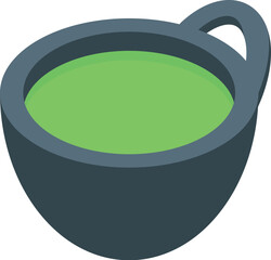 Cauldron is containing a bubbling green magic potion for a halloween celebration