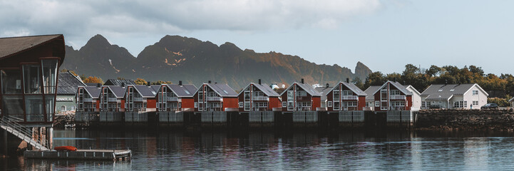 houses in the harbor norway