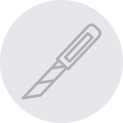 Cutter Vector Line Grey Circle Grey