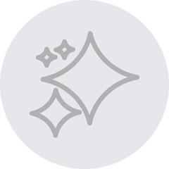 emoji Diamond Stars Vector Line Grey Circle Grey