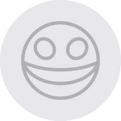 emoji Mask Vector Line Grey Circle Grey