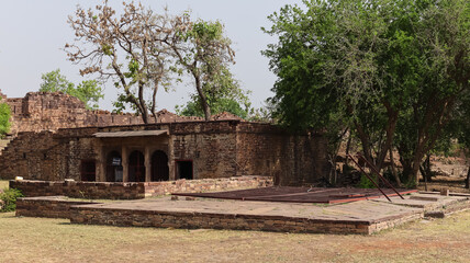 India, Madhya Pradesh, Morena, Ruins of Ancient Survaya ki Garhi, 10th Century Monument, Lord Shiva Temple.