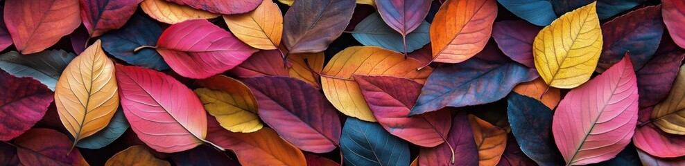 autumn background with the image of autumn leaves	
