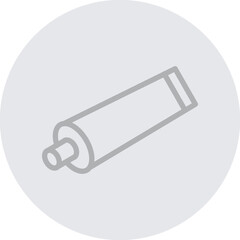 Shaving Cream Vector Line Grey Circle Grey