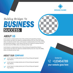 Digital marketing agency and fb social media post template