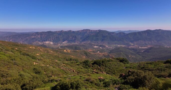 Ojai Majestic Mountains Aerial Drone Video 