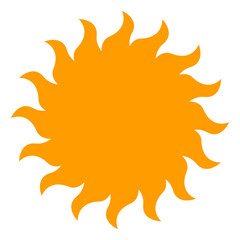 abstract sun vector illustration png