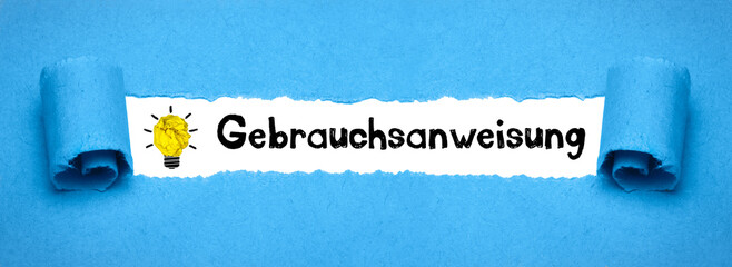 Gebrauchsanweisung