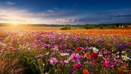 Obraz premium field of flowers