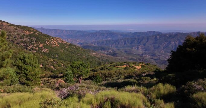 Pine Mountain Ojai California Aerial Drone Video 