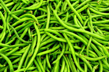green beans background