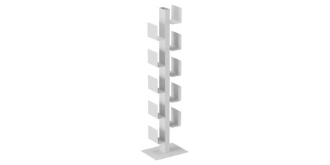 Fototapeta premium Versatile and Elegant Shelf and Cabinet for Home and Office - Perfect for Organized Stylish and Luxury Interiors - 3d model render realistic realism - png - transparent background