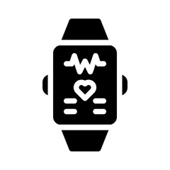 fitness glyph icon