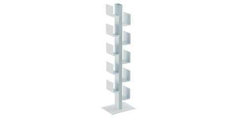 Fototapeta premium Versatile and Elegant Shelf and Cabinet for Home and Office - Perfect for Organized Stylish and Luxury Interiors - 3d model render realistic realism - png - transparent background