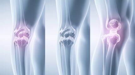 A drawing of a leg with a white bone and a yellow bone