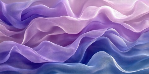 Obraz premium Sheer fabric layers create a beautiful interplay of colors and softness in natural light