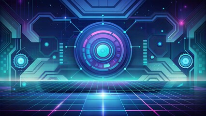 futuristic technology background