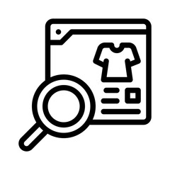 search line icon