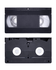 Fototapeta premium VHS tape black close up