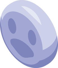 Blue emoji with a surprised facial expression, conveying astonishment