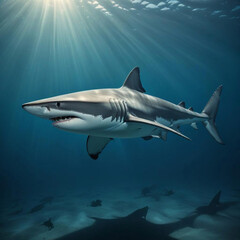 Obraz premium shark in the sea