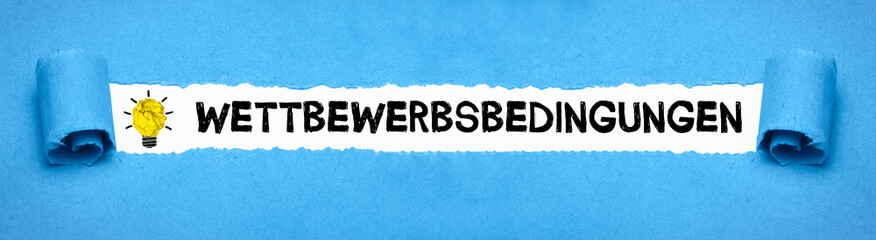 Wettbewerbsbedingungen	
